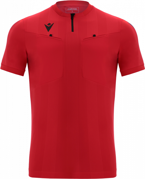 Macron - Dienst Eco Referee Jersey - Bright Red & black