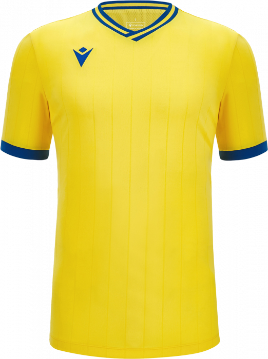 Macron - Halley Player Jersey - Yellow & royal blue