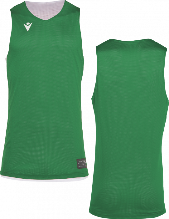 Macron - Propane Reversible Basketball Jersey - Green & white