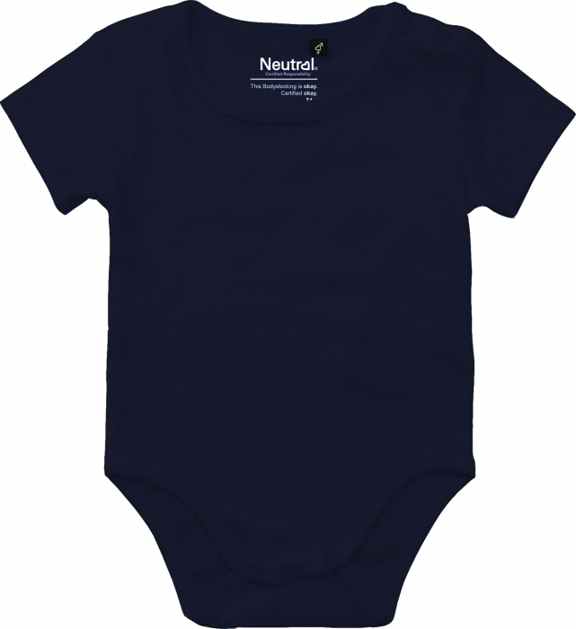 Neutral - Organic Short Sleeve Bodystocking Babies - Marine
