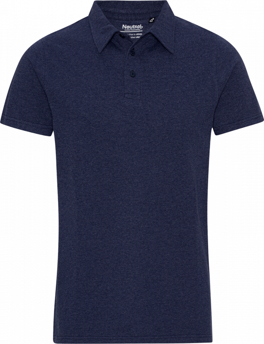 Neutral - Recycled Cotton Polo - Navy Melange