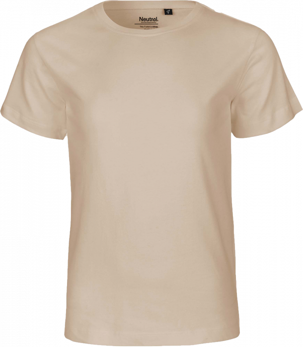 Neutral - Økologisk Bomulds T-Shirt Junior - Sand
