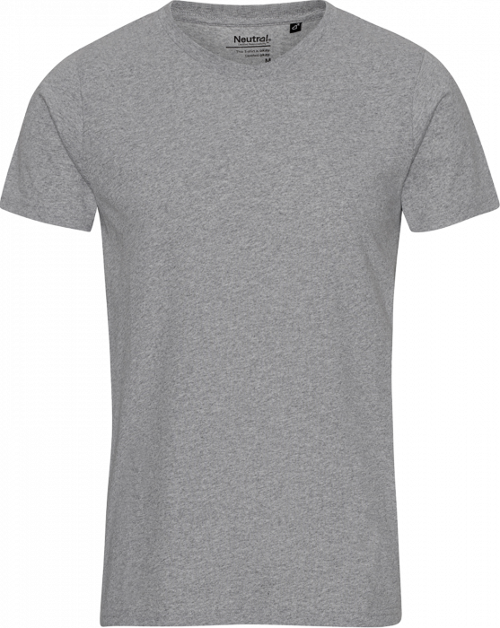 Neutral - Genanvendt Bomuld T-Shirt - Grey melange