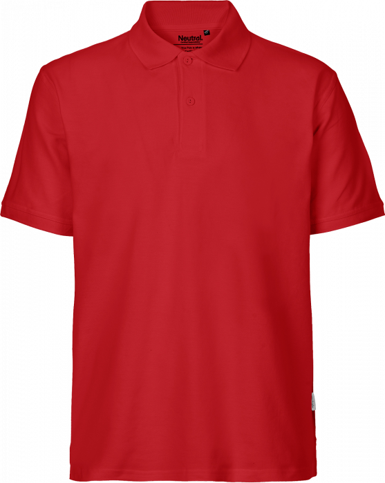 Neutral - Classic Cotton Polo Men - Red