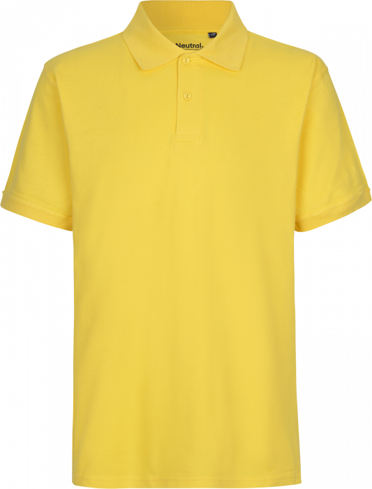 Neutral - Classic Cotton Polo Men - Yellow