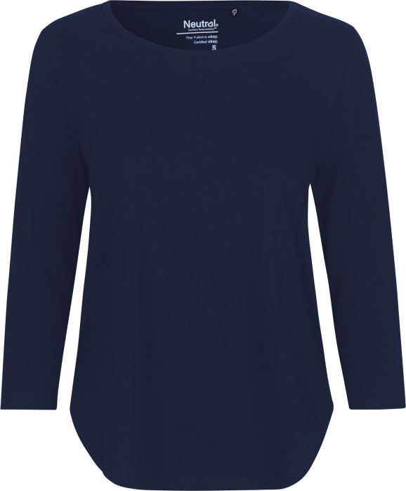 Neutral - 3/4 Ærme T-Shirt Dame - Navy