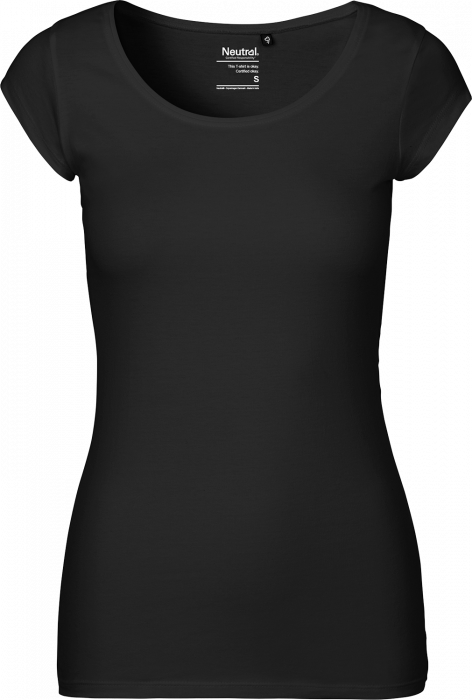 Neutral - Rundhalset T-Shirt Dame - Sort
