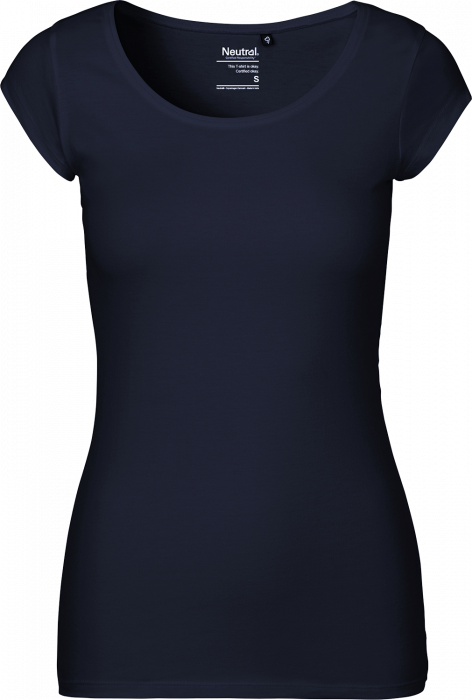 Neutral - T-Shirt With Round Neck Female - Navy