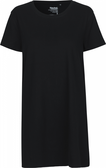 Neutral Lang T-Shirt Dame › Sort › 3 Farver