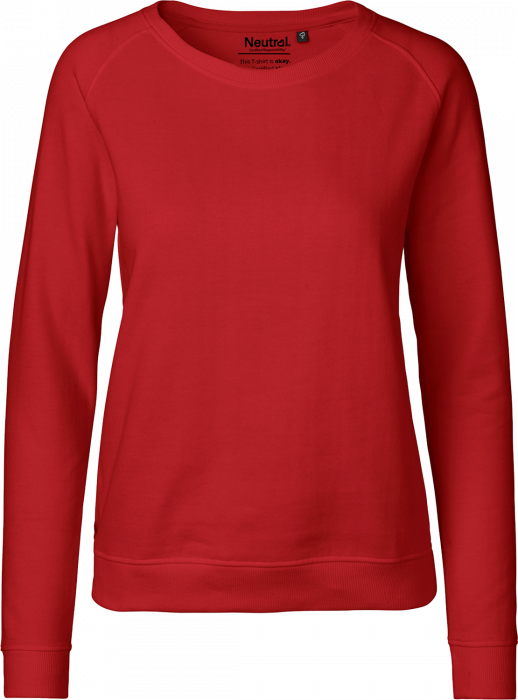 Neutral - Sweatshirt Dame - Rød