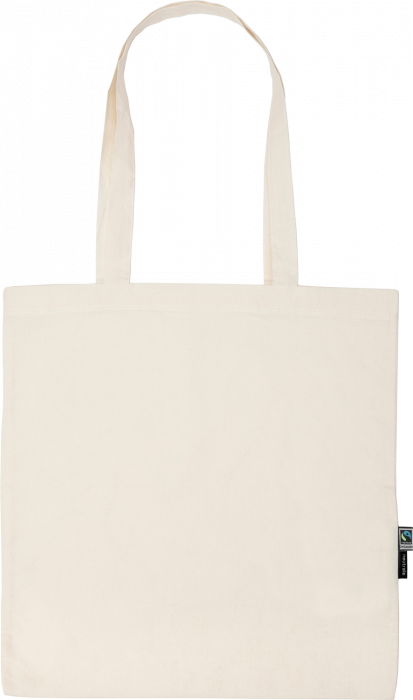 Neutral - Organic Tote Bag With Long Handles Nature - Nature