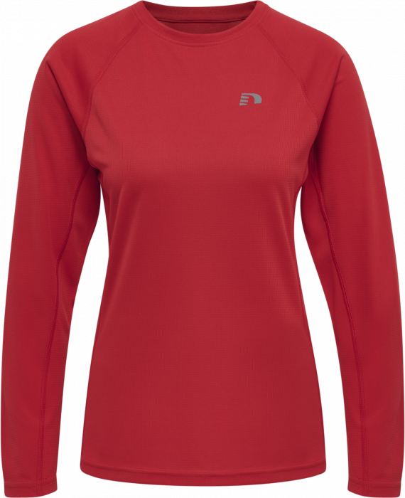 Newline - Core Langærmet Løbe T-Shirt Til Damer - rød