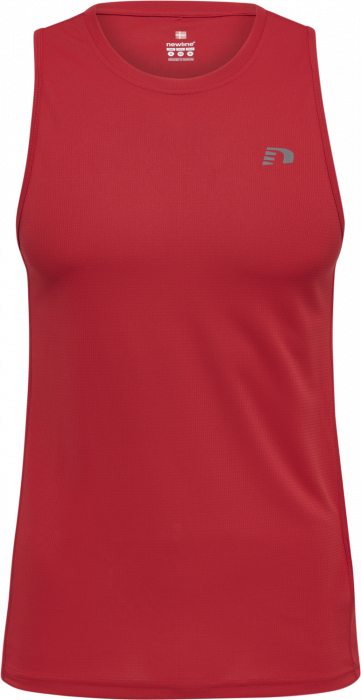 Newline - Core Sleeveless Running T-Shirt For Kids - Czerwony