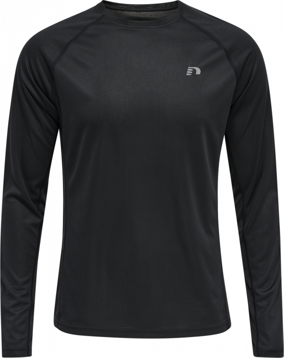 Newline - Core Long-Sleeved Running T-Shirt - Negro