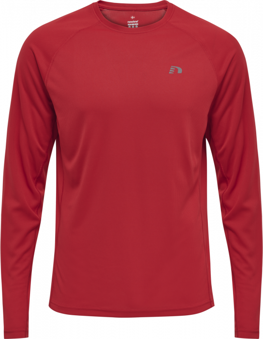 Newline - Core Langærmet Løbe T-Shirt - rød