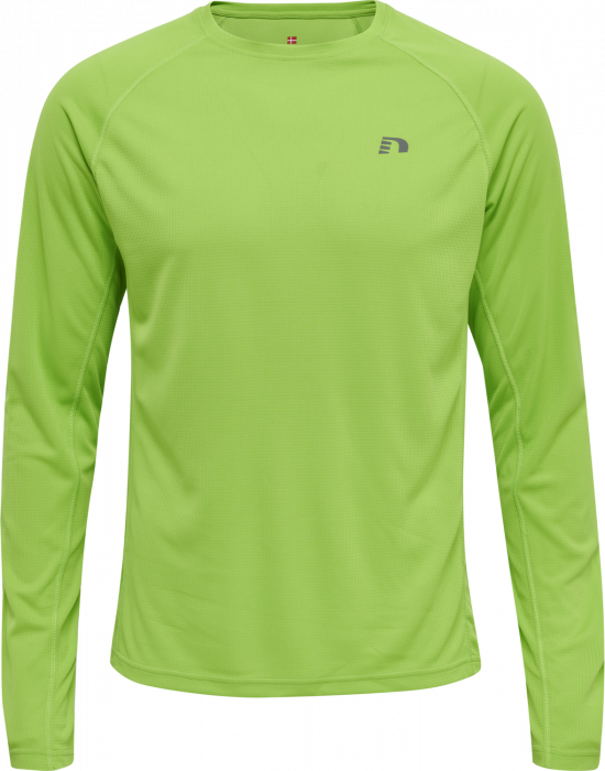 Newline - Core Langærmet Løbe T-Shirt - Grøn