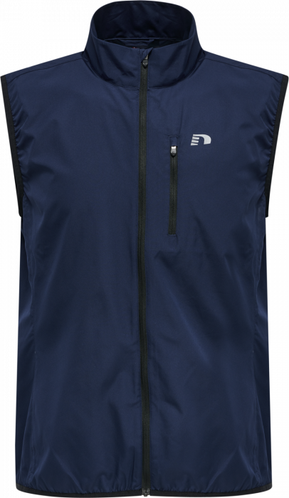 Newline - Men's Core Windbreaker Vest Jacket - Black Iris & schwarz