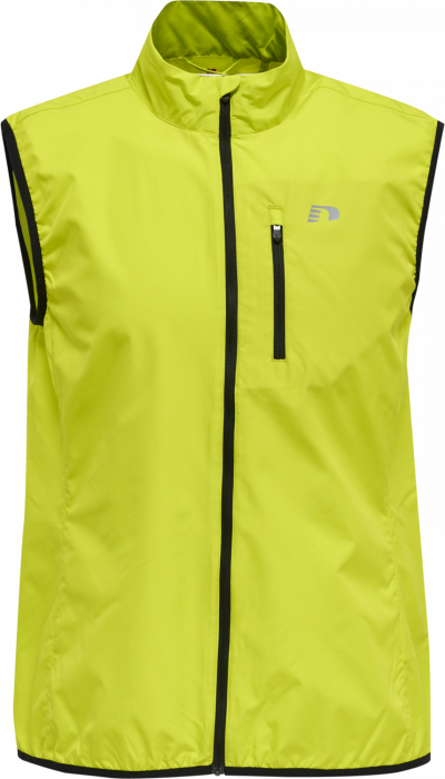 Newline - Men's Core Windbreaker Vest Jacket - Yellow & black