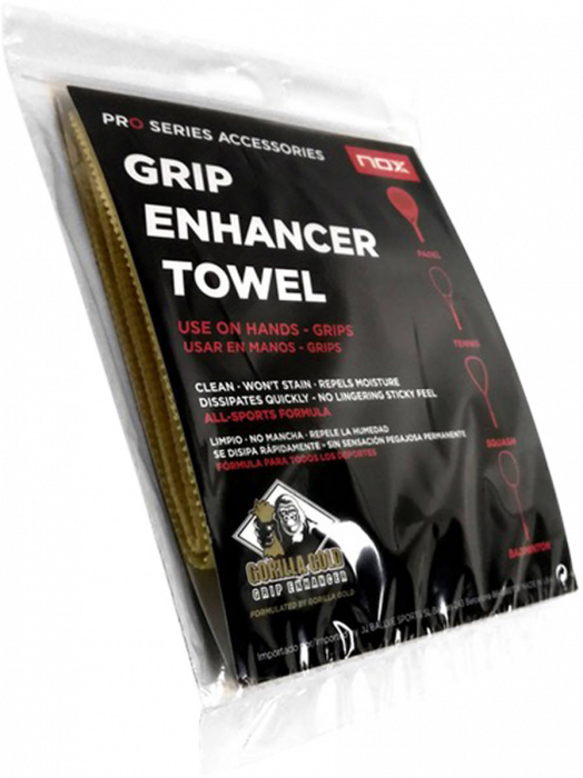 NOX - Gorilla Grip Towel For Padel Bats - Nero