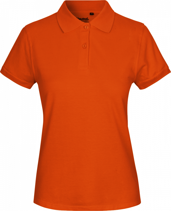 Neutral - Klassisk Bomulds Polo Dame - Orange