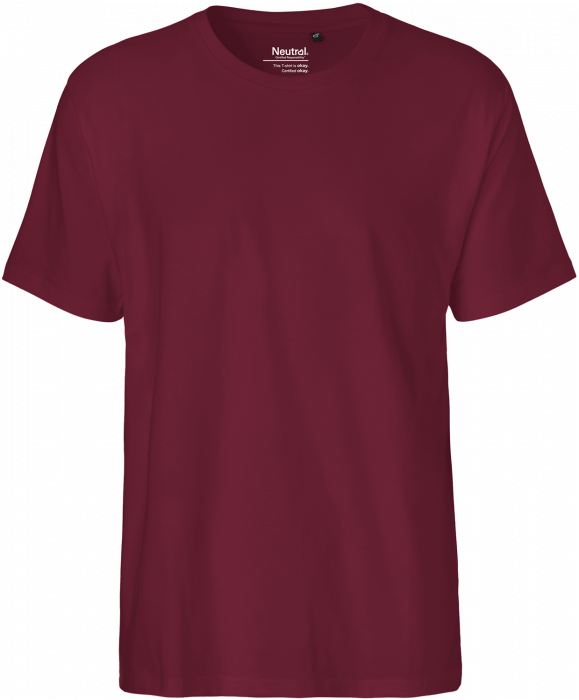Neutral - Organic Classic Cotton T-Shirt - Bordeaux