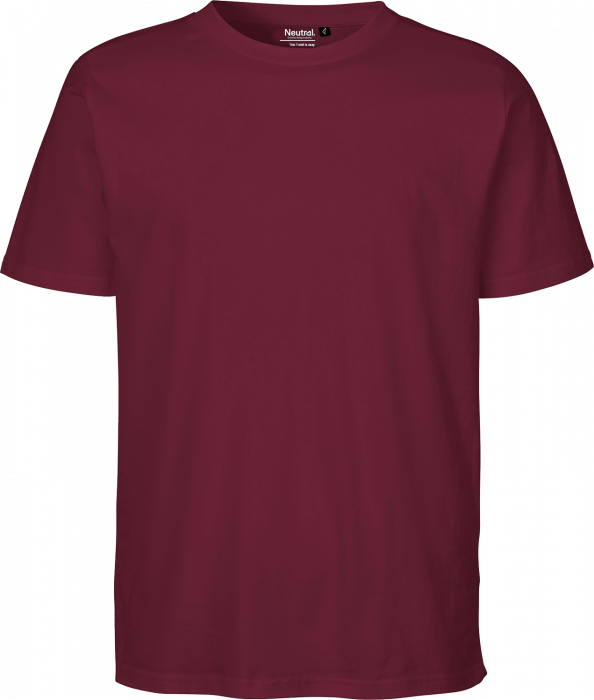 Neutral - Økologisk Bomulds T-Shirt Unisex - Bordeaux