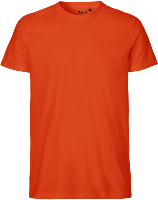 Neutral - Økologisk Fit Bomulds T-Shirt - Orange
