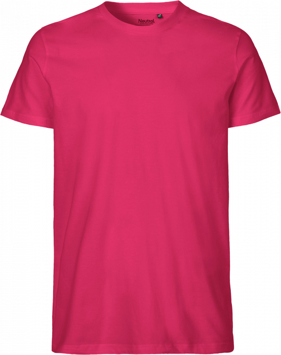 Neutral - Økologisk Fit Bomulds T-Shirt - Pink