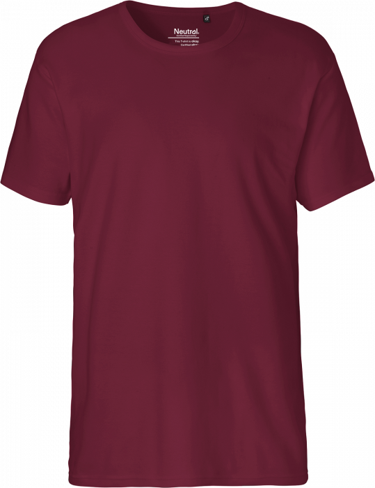 Neutral - Interlock T-Shirt Herre - Bordeaux