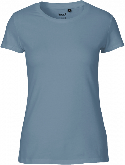 Neutral - Økologisk Fit T-Shirt Dame - Dusty Indigo