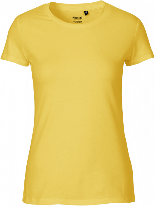 Neutral - Økologisk Fit T-Shirt Dame - Yellow