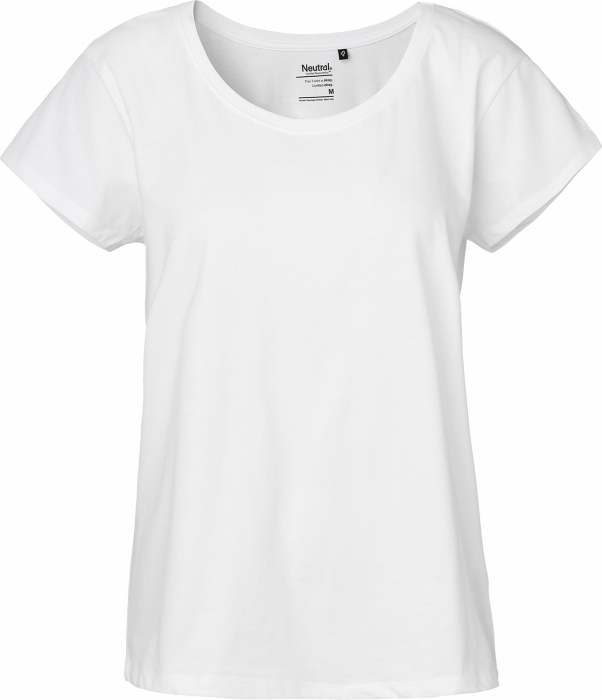Neutral - T-Shirt I Løs Pasform Dame - White