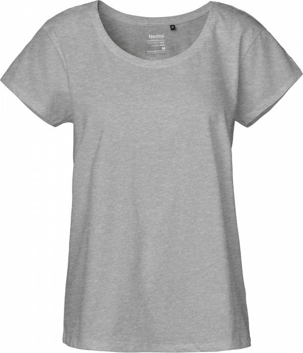 Neutral - T-Shirt I Løs Pasform Dame - Sport Grey