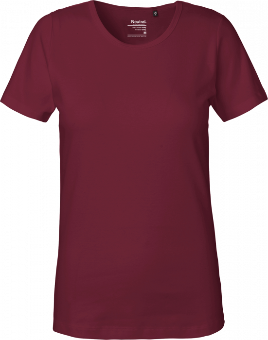 Neutral - Interlock T-Shirt Dame - Bordeaux