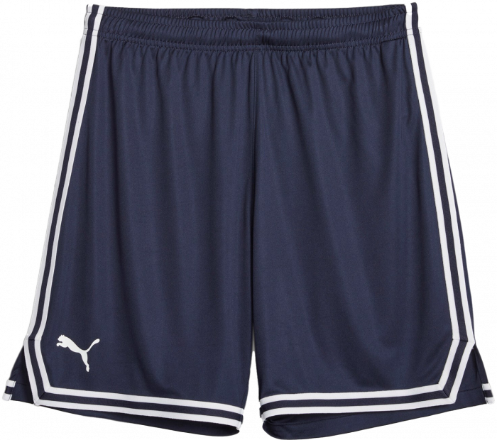 Puma - Hoops Team Basketball Shorts - Marine & wit