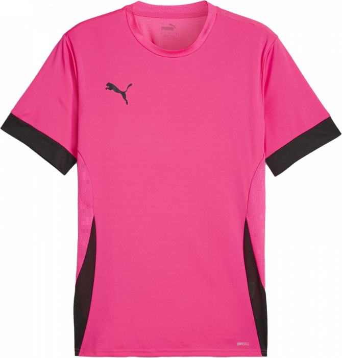 Puma - Teamgoal Matchday Jersey Jr. - Fluro Pink Pes & zwart