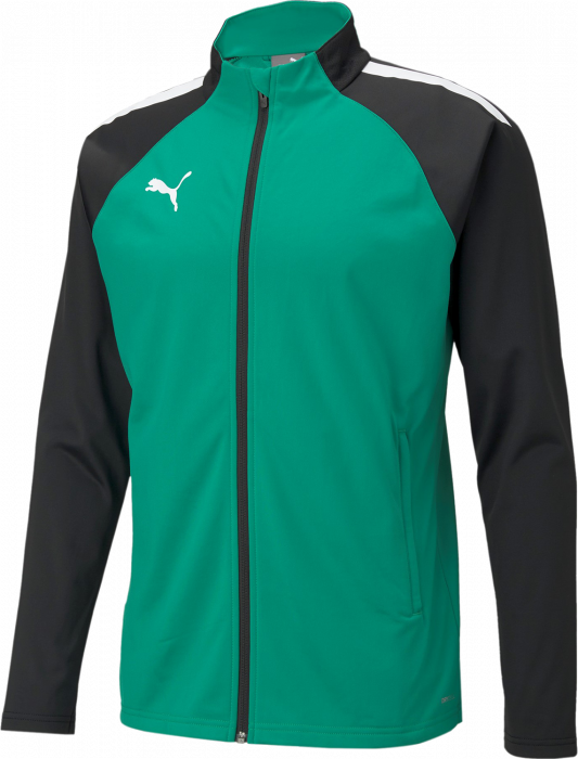 Puma - Teamliga Training Jacket - Green & preto