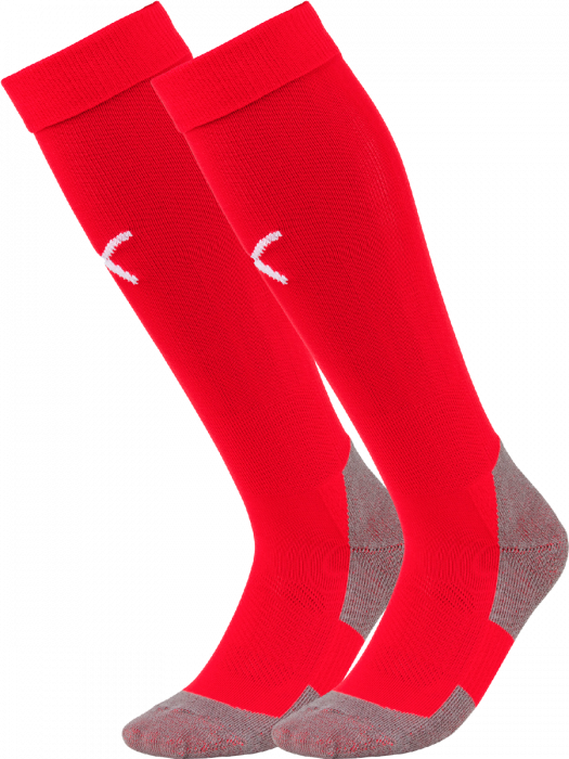 Puma Liga Core Sock › Red \u0026 white 