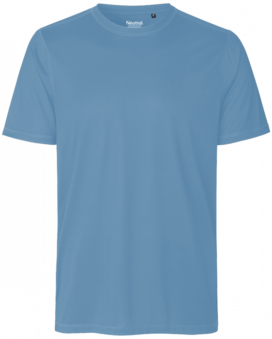 Neutral - Performance T-Shirt Genbrugspolyester - Dusty Indigo