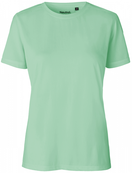 Neutral - Performance T-Shirt Genbrugspolyester Dame - Dusty Mint