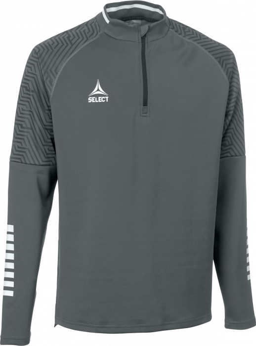 Select - Monaco V24 Training Sweat Half Zip Kids - Grå