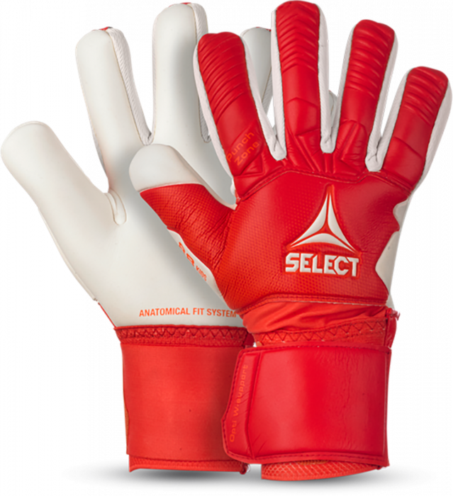 Select - 88 Kids Goal Keeper Gloves V23 - Czerwony & biały