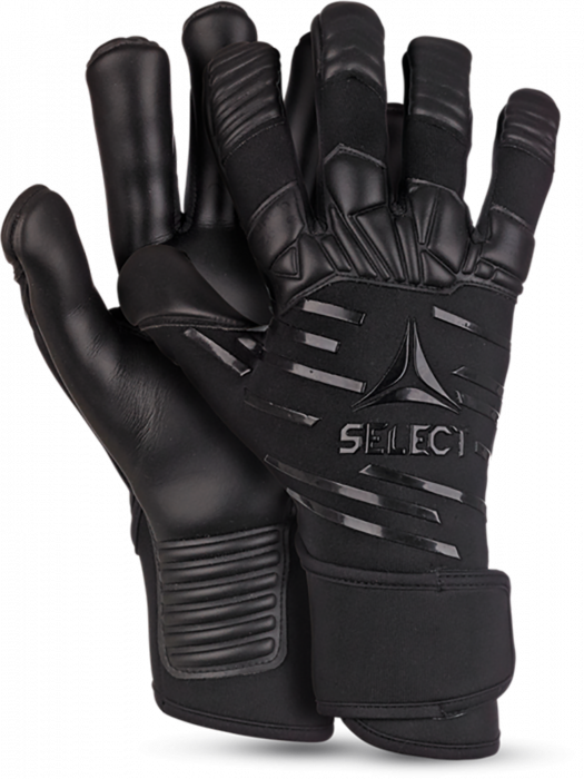 Select - 90 Flexi Pro Goal Keeper Gloves V23 - Czarny & czarny