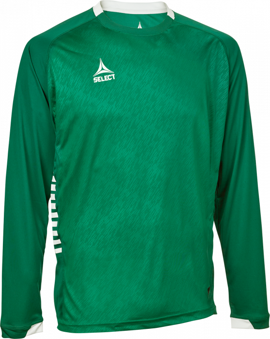 Select - Spain Langærmet Spillertrøje - Grøn & hvid