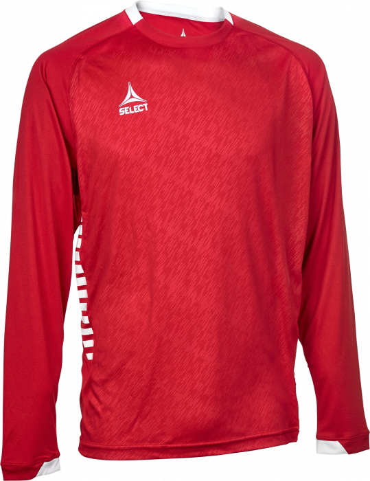 Select - Spain Long-Sleeved Playing Jersey - Red & white