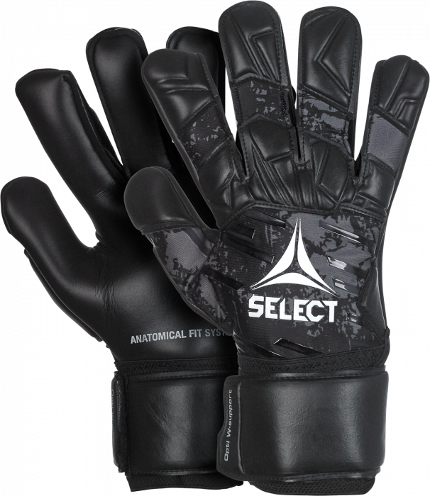 Select - 55 Extra Force Goalkeeper Gloves - Preto & cinzento