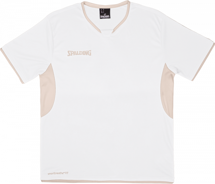 Spalding - Shooting Shirt - White & sand