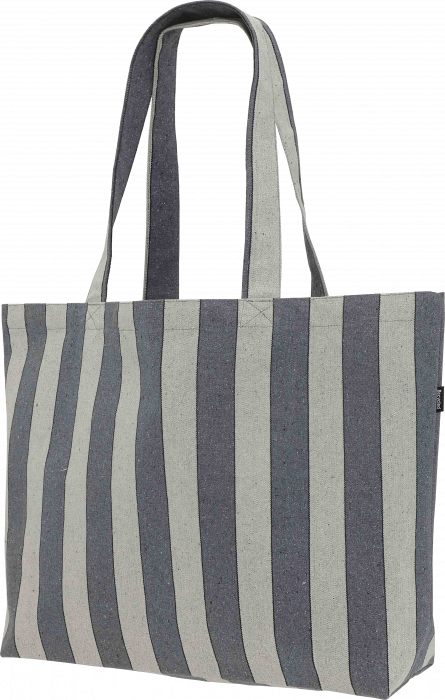 Storm - Large Super Shopper Tote Bag - Oxford Grey & heather blue