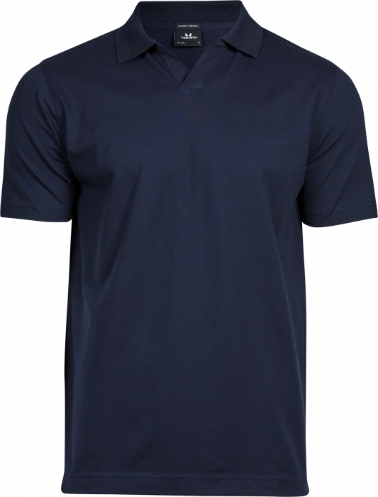 Tee Jays - Men's Organic Polo In Durable Stretch Fit - Navy