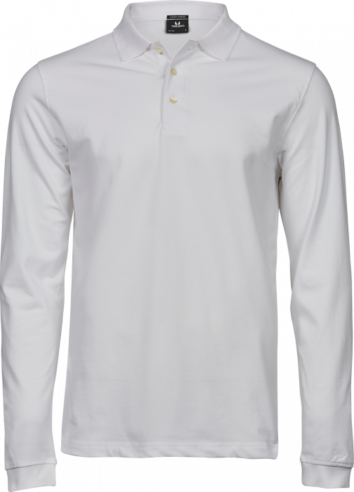 Tee Jays - Luxury Stretch Long Sleeve Polo - White